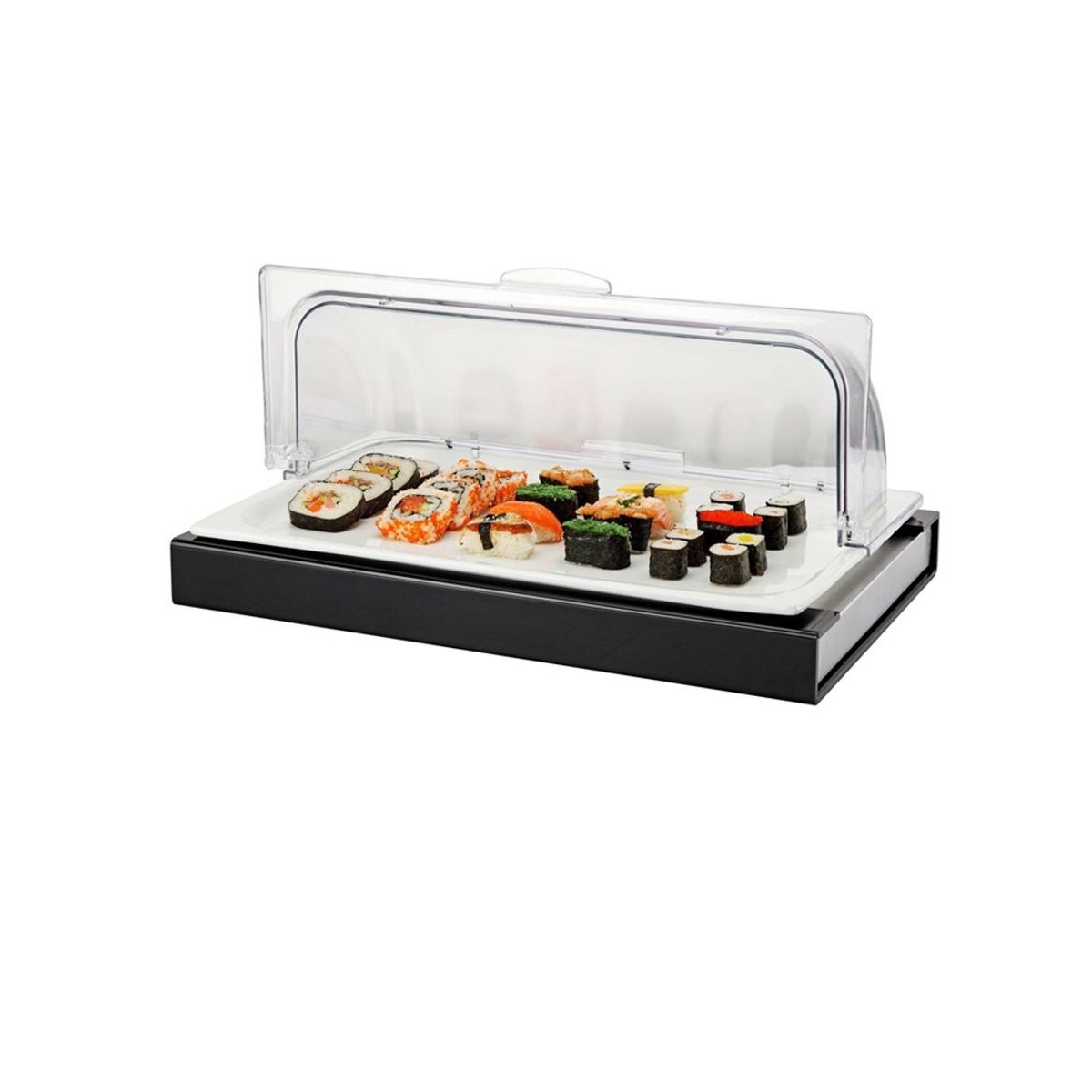 SUNNEX - Exhibidor Buffet Frio  C/tapa Roll Inserto Gn 1/1*2 Cm.