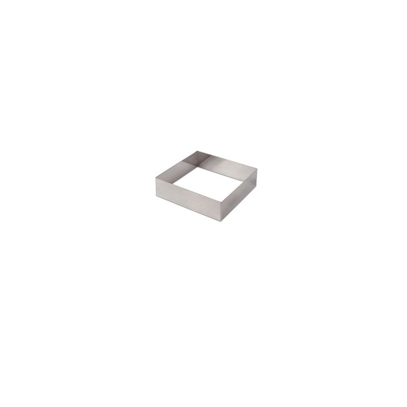 IMAHE - MOLDE CUADRADO ACERO INOX 6 x 6 x 4 cm IMAHE