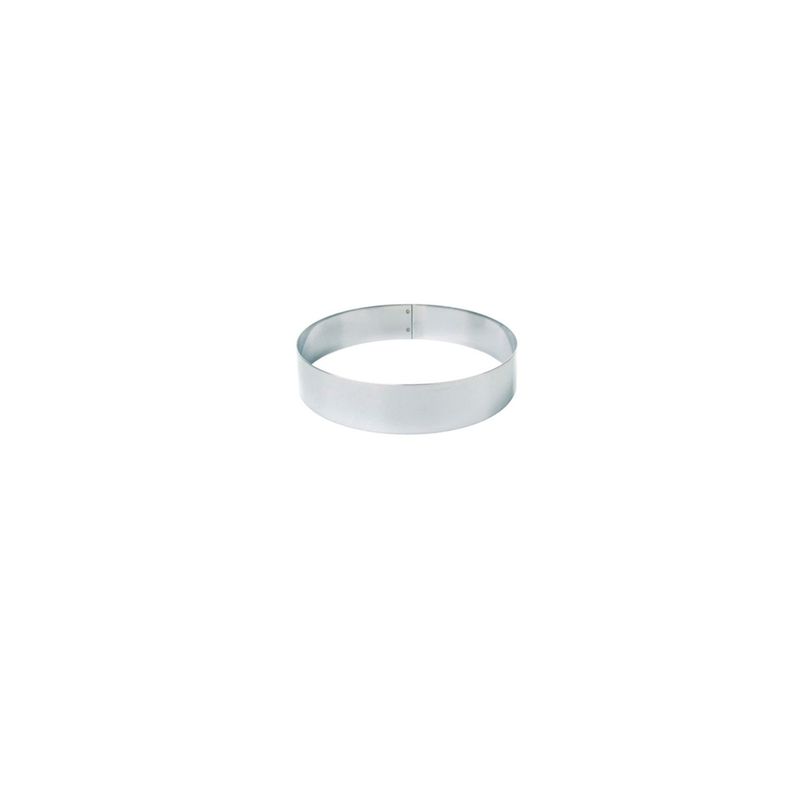 IMAHE - MOLDE REDONDO ACERO INOX MED. 18 x 4.5 x 1 mm IMAHE