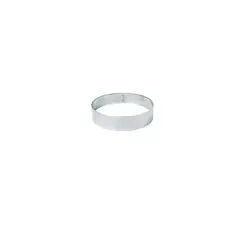 IMAHE - MOLDE REDONDO ACERO INOX 16 x 4.5 x 1 mm