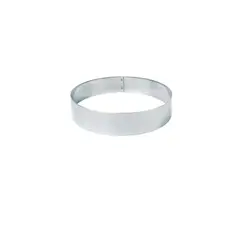 IMAHE - MOLDE REDONDO ACERO INOX 22 x 4.5 x 1 mm
