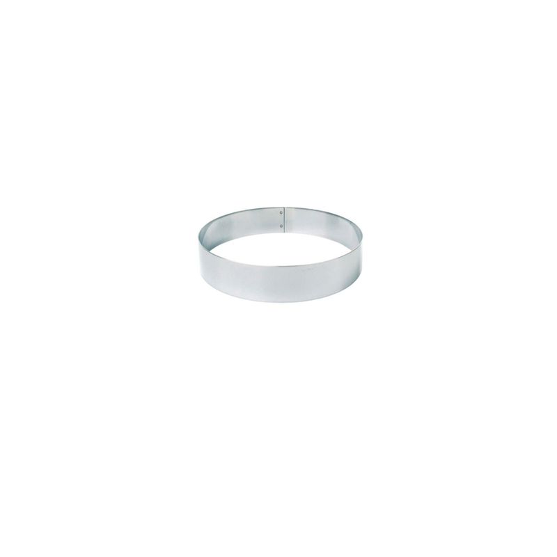 IMAHE - MOLDE REDONDO ACERO INOX 24 x 4.5 x 1 MM IMAHE