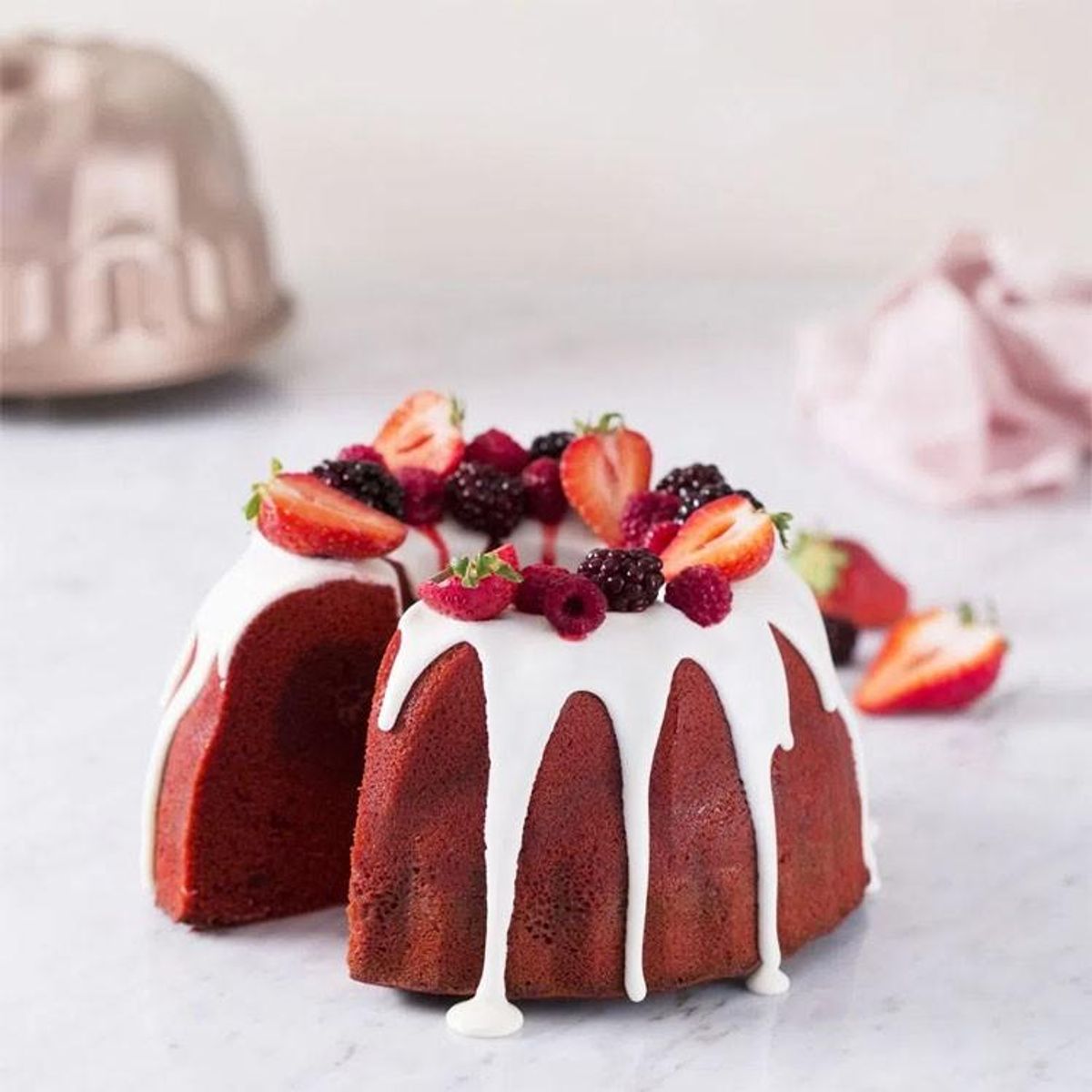 IMAHE - MOLDE JAZMIN 23 CM ANTIAD. COBRE IMAHE.