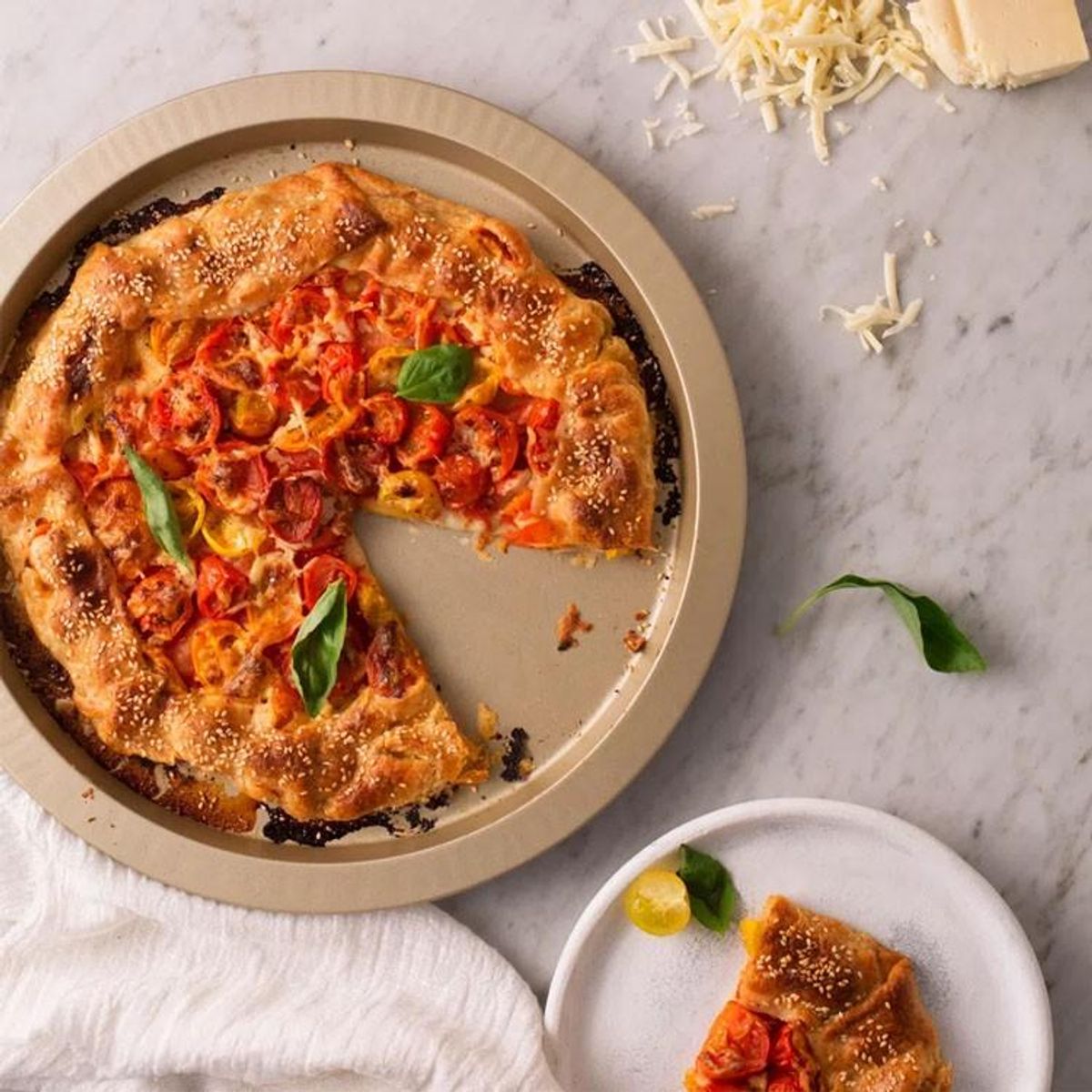 IMAHE - MOLDE PARA PIZZA 32 CM GOLD ILKO IMAHE