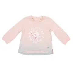 PILLIN - Polera Manga Larga Bebé Niña Coral - Coral