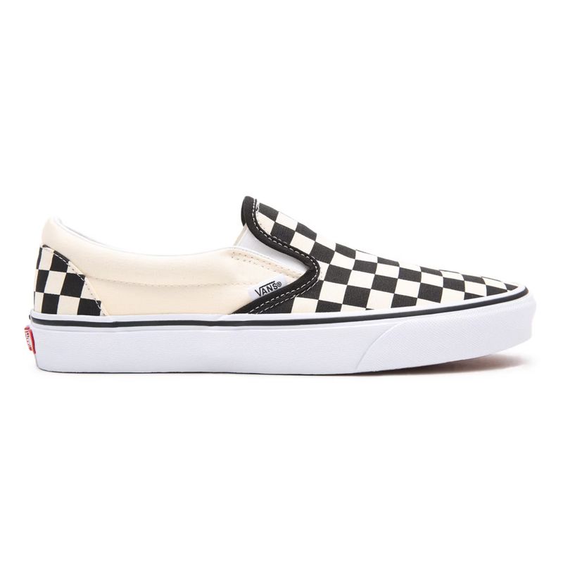 VANS - Zapatillas Unisex UA Classic Slip-On Checker Negra VANS