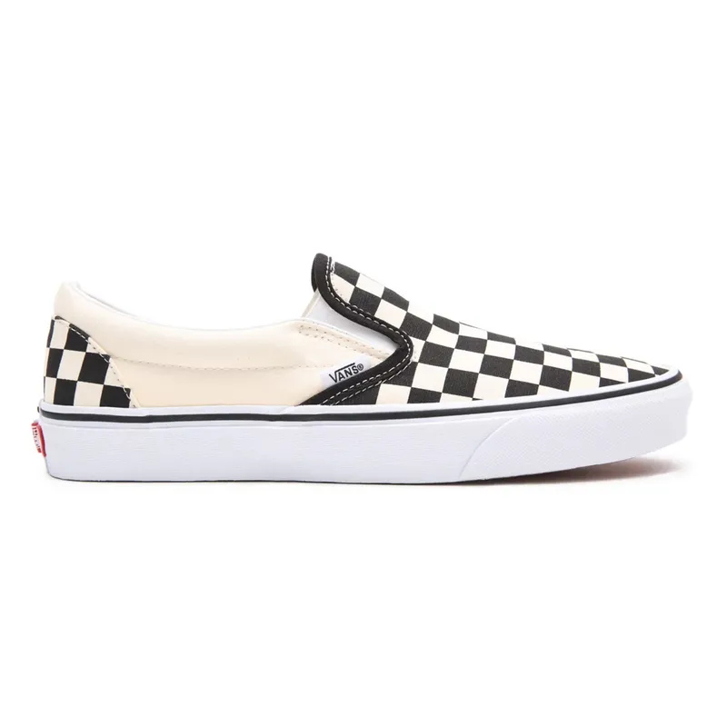 VANS - Zapatillas Unisex UA Classic Slip-On Checker Negra VANS