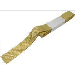 GENERICO - Cinta dorada lurex brillante 2,5cm de 10mts