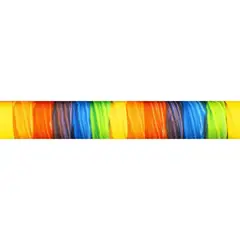 BESTWAY - TUBO FLOTADOR TALLARÍN DE PISCINA CON DISEÑO RAINBOW 1.22 M –