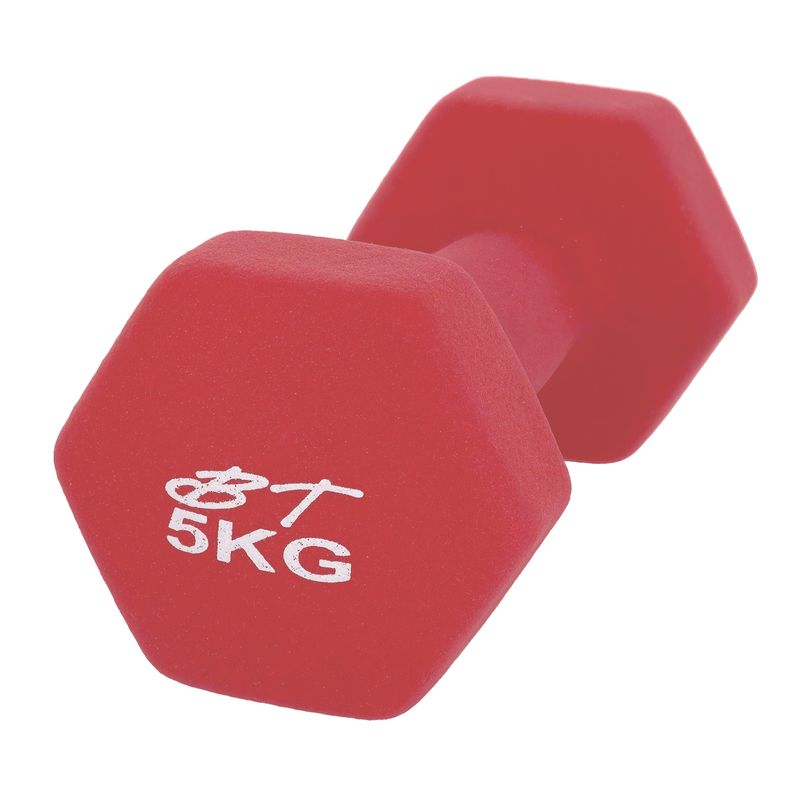 BODYTRAINER - Mancuerna Neopreno BodyTrainer Hexagonal  5 KG