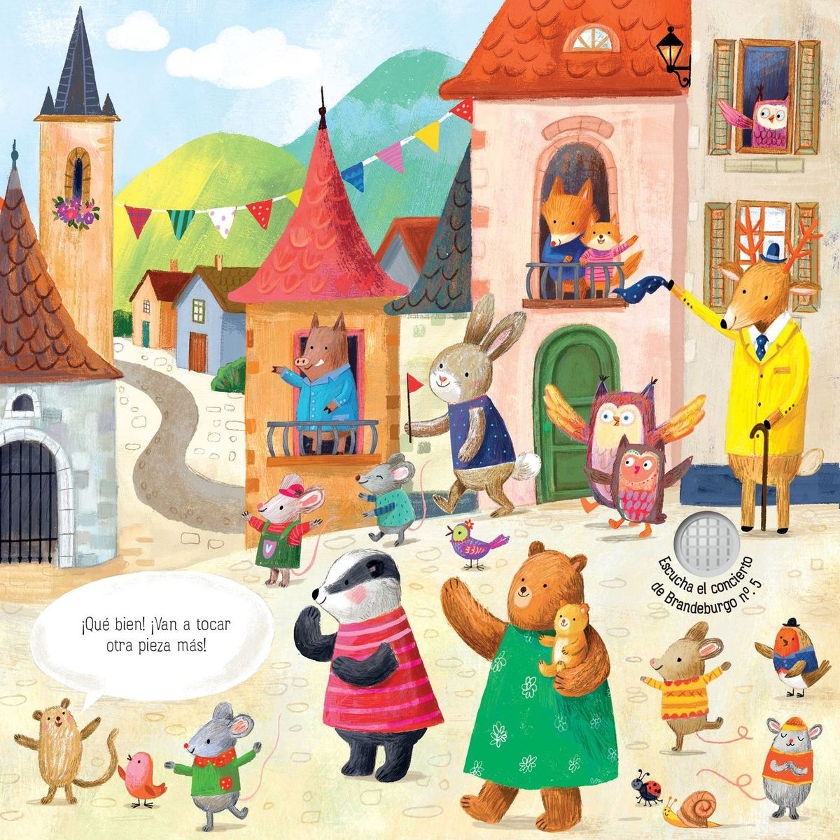 USBORNE - Libros Sonoros - La Orquesta Animales Toca Música De Bach