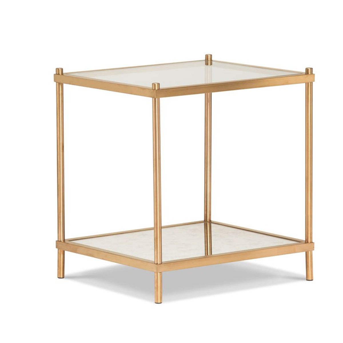 ROSEN - Mesa Lateral Rosen Tribeca 50 x 45 cm Dorado