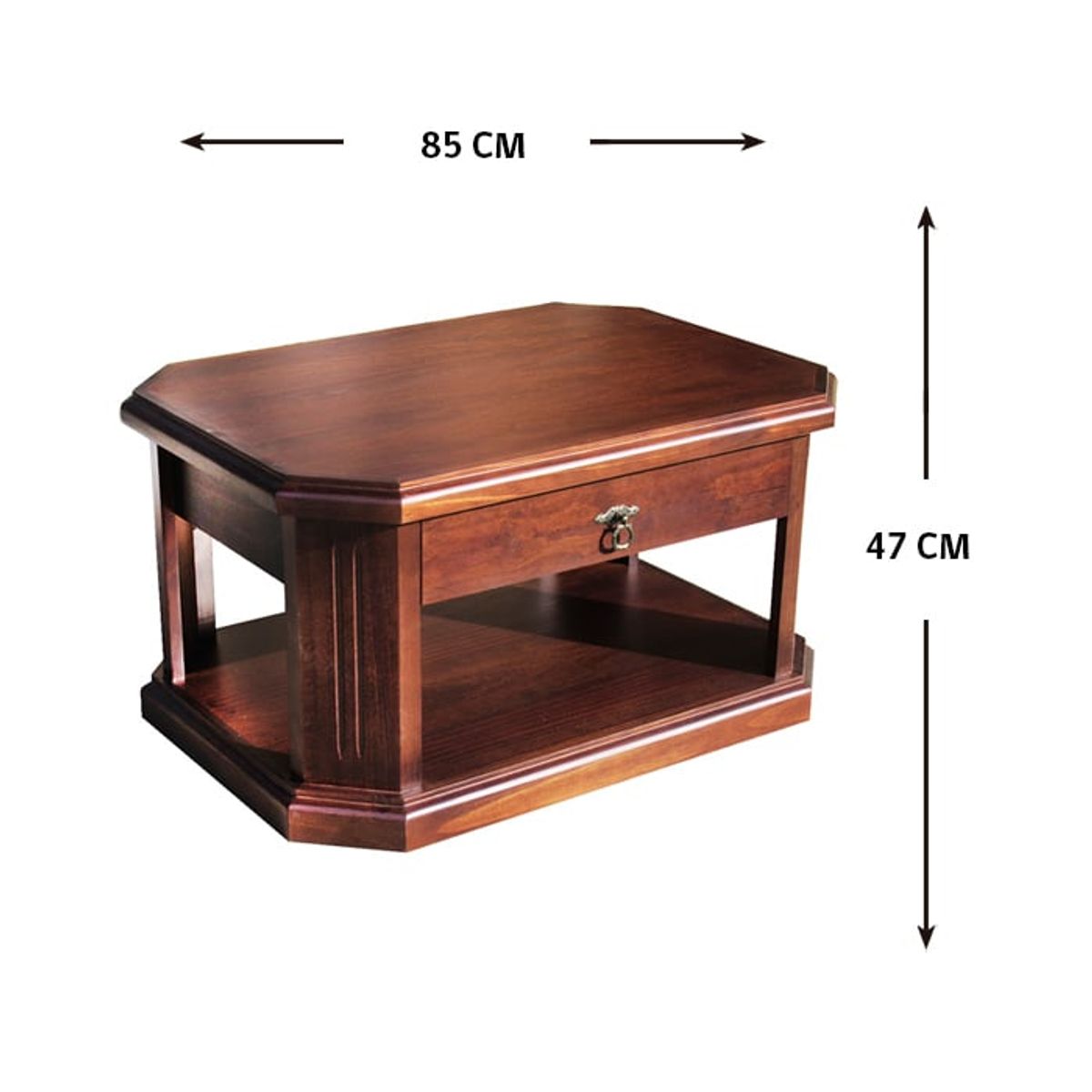 MSA MUEBLES SANTA ANA - Mesa de Centro con Cajón Maxi