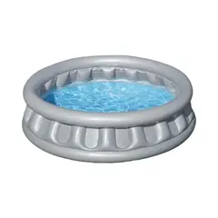BESTWAY - Piscina Inflable Redonda para niños 157X41Cm Gris