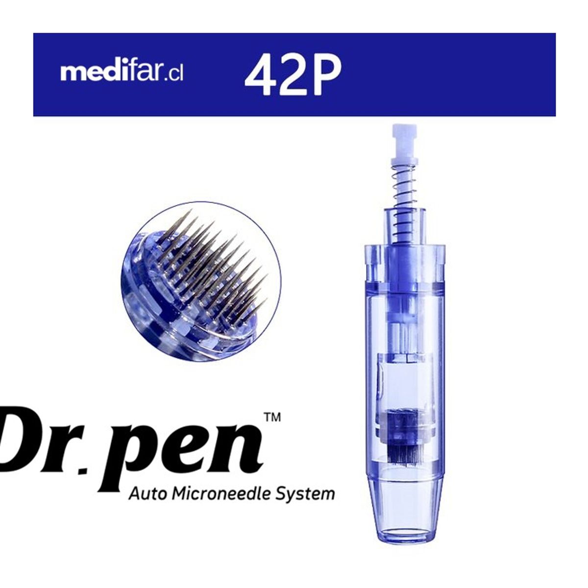 GENERICO - Cartucho Dermapen Dr. Pen A1 42 Pines Pack 10