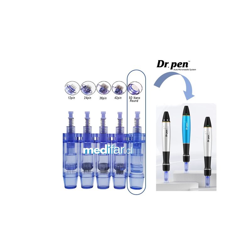 GENERICO - Cartucho Dermapen Dr. Pen A1 Nano Round Pack 10