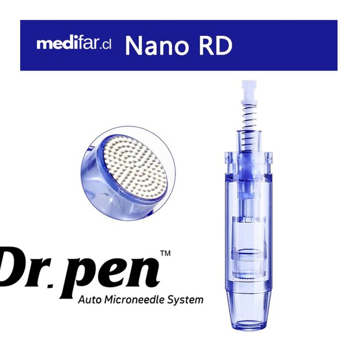 GENERICO - Cartucho Dermapen Dr. Pen A1 Nano Round Pack 10