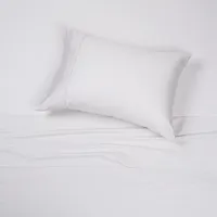 Sábana 300 Hilos Algodón Lisa Gris 1,5 Plazas