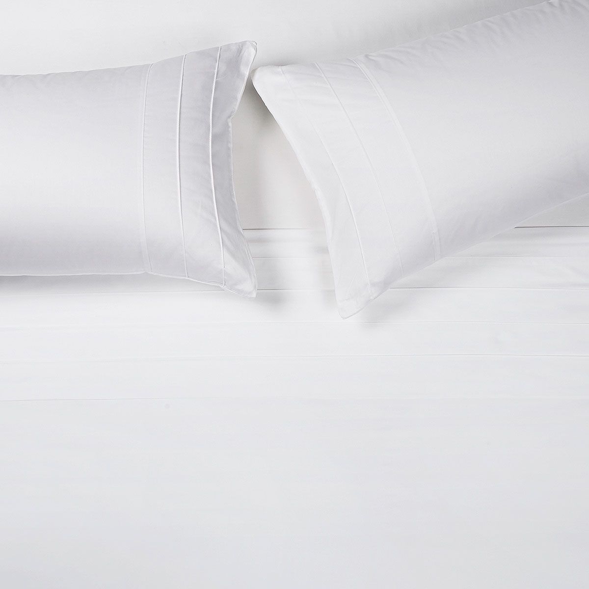 ROSEN - Sábana Body Shape 300 Hilos Algodón Lisa Blanca 1,5 Plazas