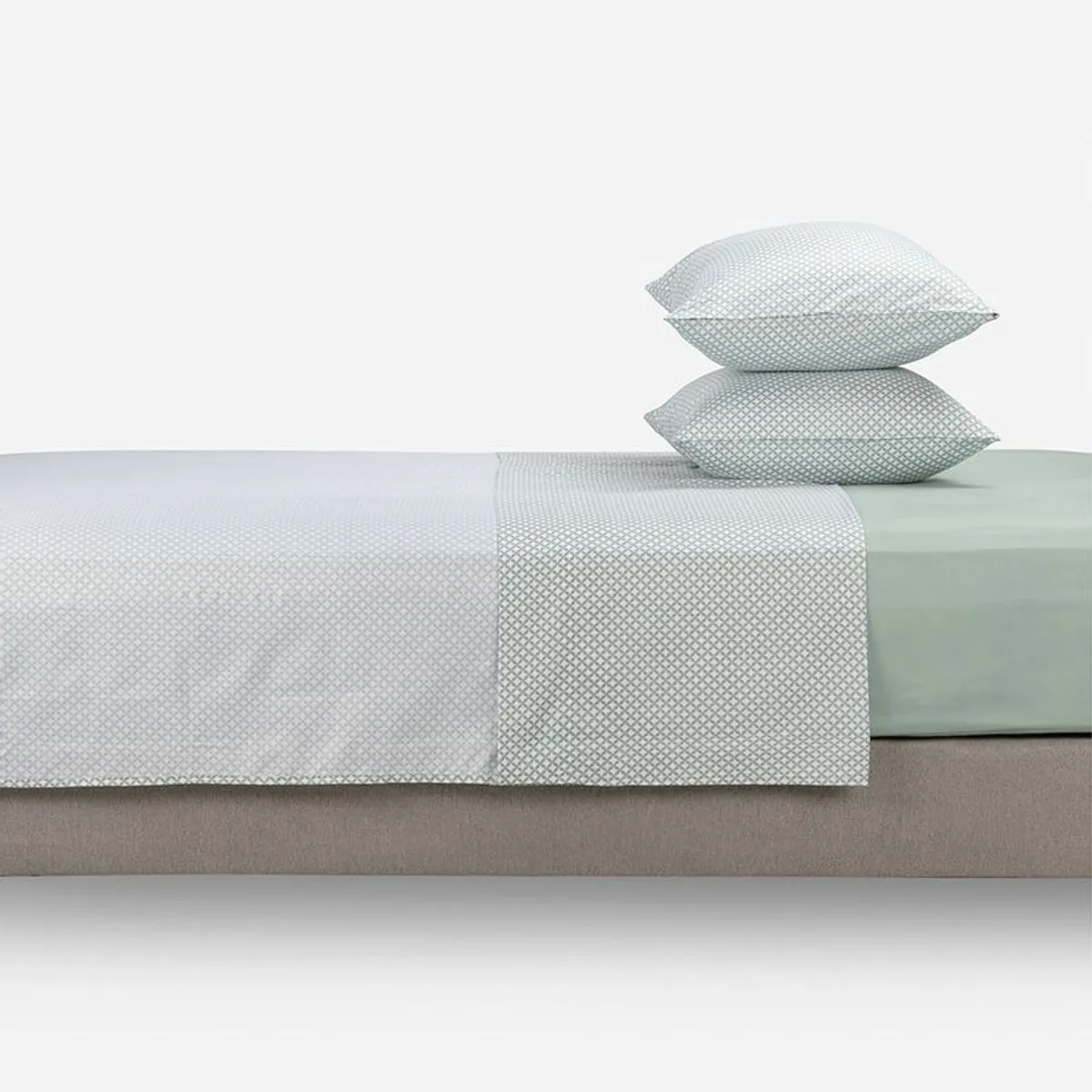 ROSEN - Sábana Rosen Microfibra Estampada Jade 2 Plazas