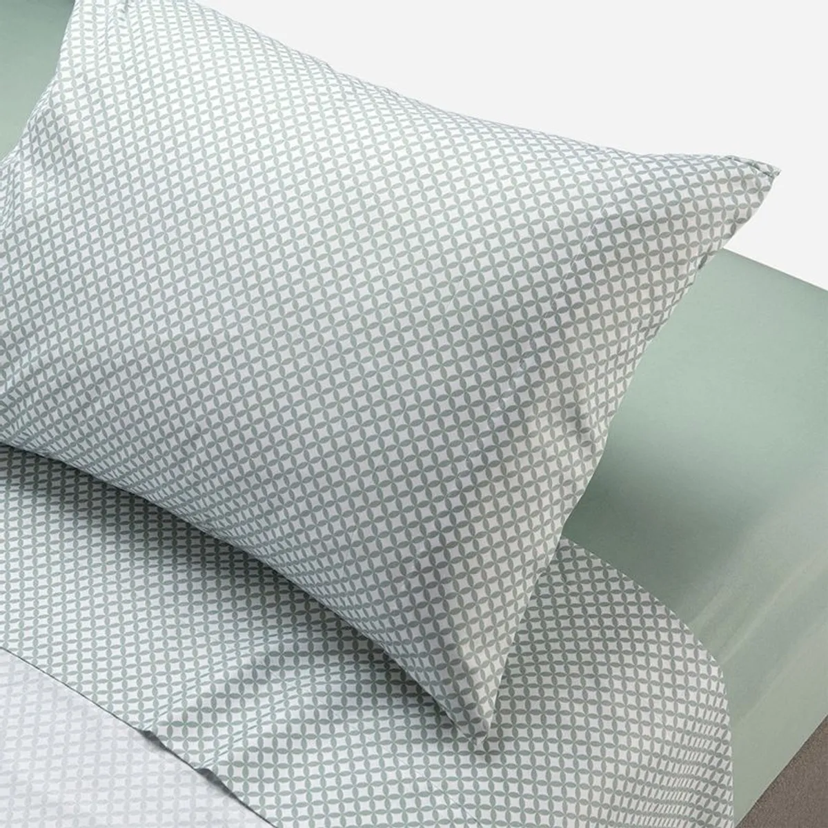 ROSEN - Sábana Rosen Microfibra Estampada Jade 2 Plazas