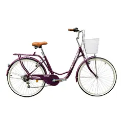ORBITAL - Bicicleta City Rider 26 Morado