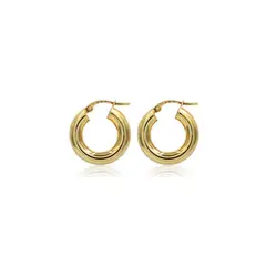 ELLA JOYAS - Aro Argolla Olimpia Oro 18k