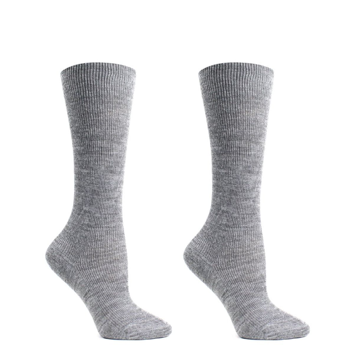 MONARCH - Calceta Dralón Bi-Pack Escolar Gris Monarch