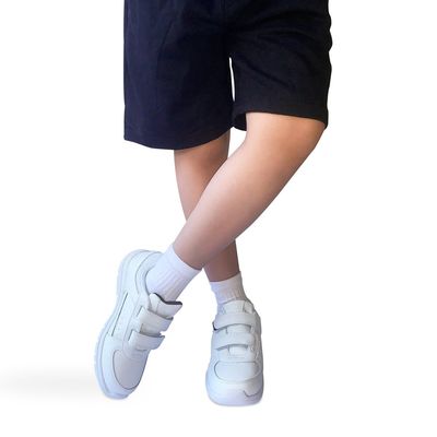 Imagen 2 del producto Calcetín Algodón Deportivos Escolar Blanco