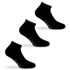 MONARCH - Soquete Deportivo Tri-Pack Escolar Negro