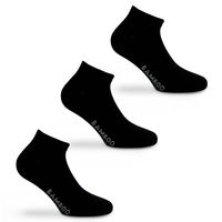 Soquete Deportivo Tri-Pack Escolar Negro