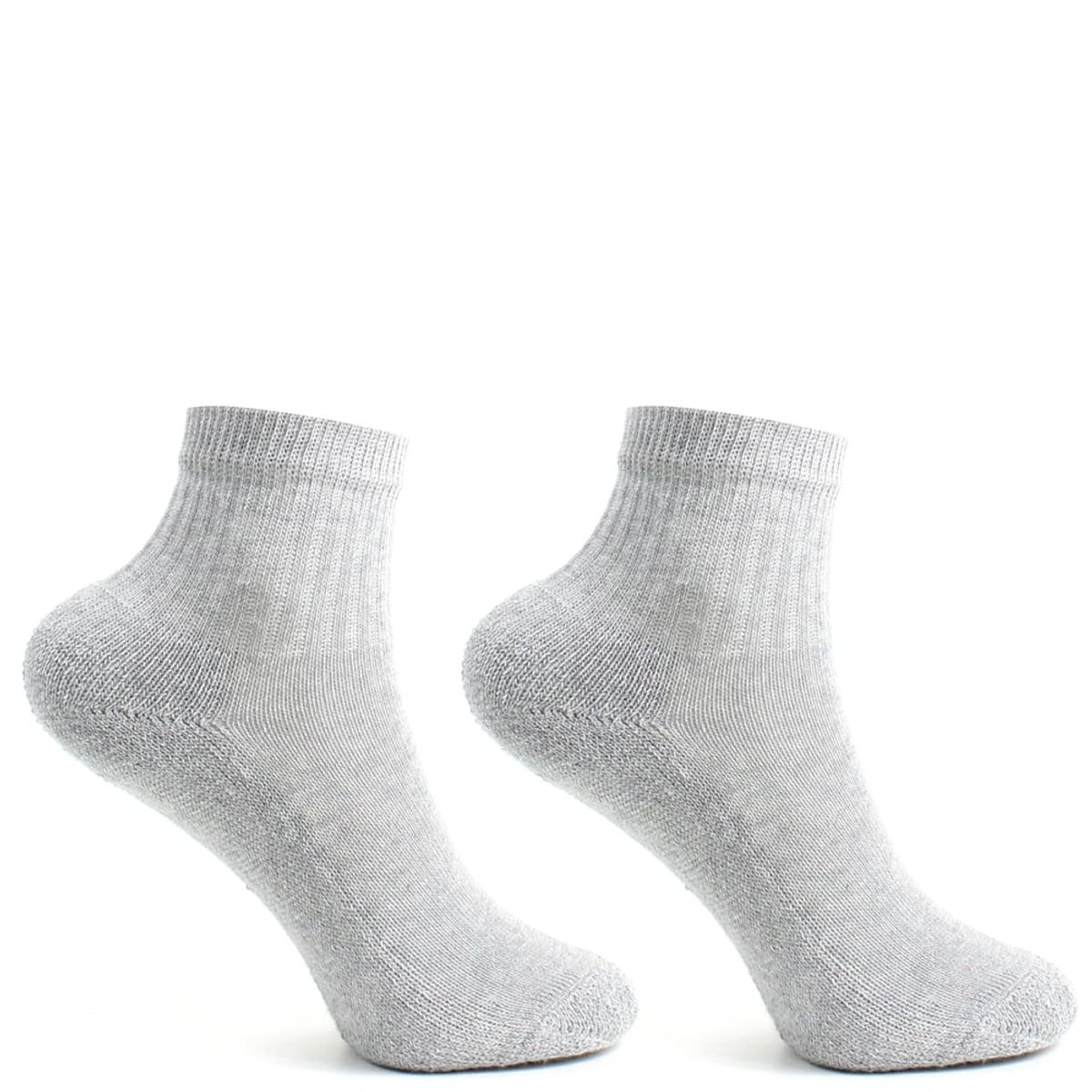 MONARCH - Calcetín Algodón Deportivos Escolar Gris Monarch