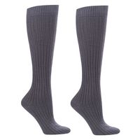 Calceta Gruesa Bi-Pack Escolar Gris
