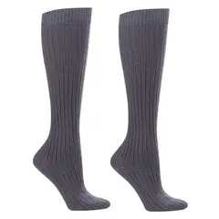 MONARCH - Calceta Gruesa Bi-Pack Escolar Gris