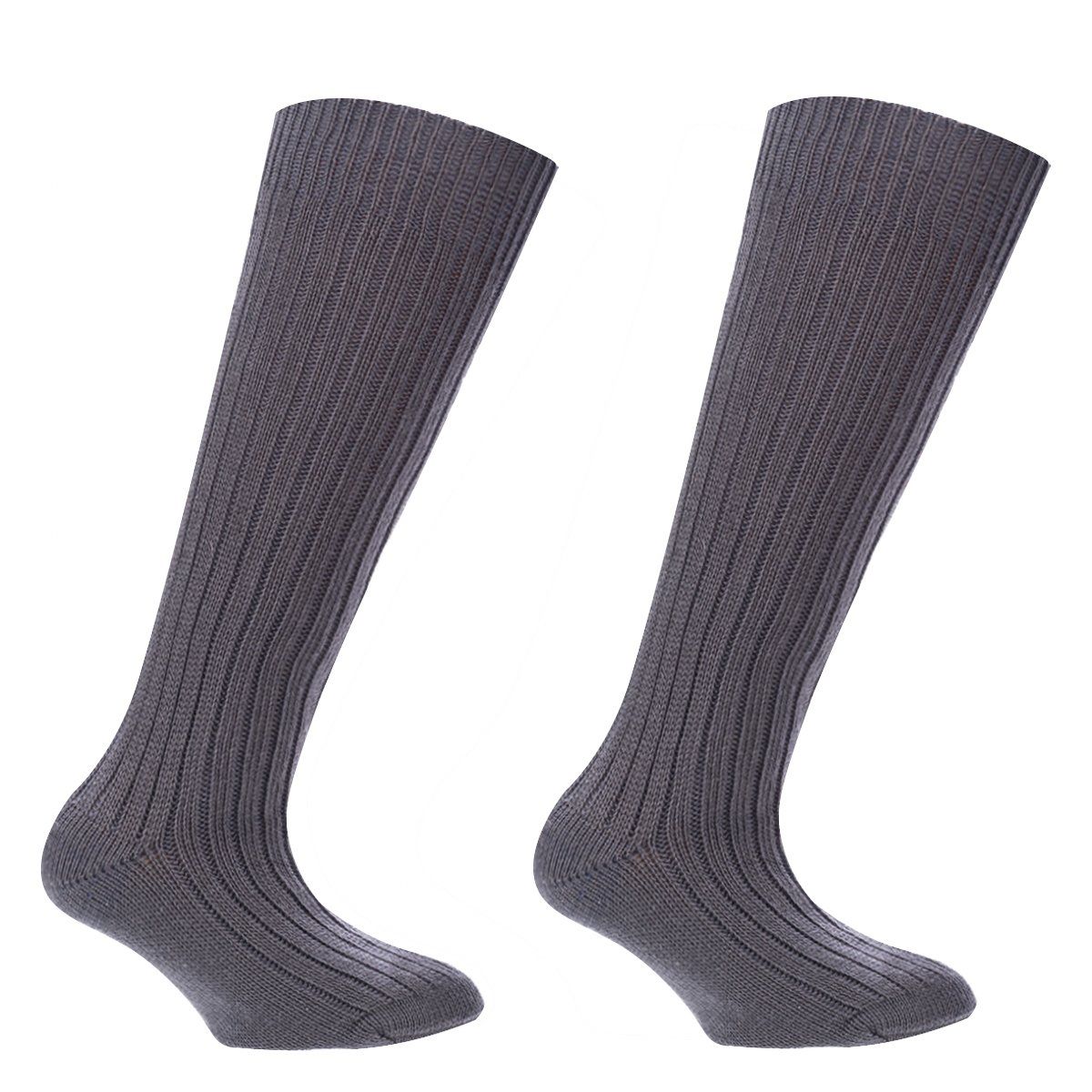 MONARCH - Calceta Gruesa Bi-Pack Escolar Gris Monarch