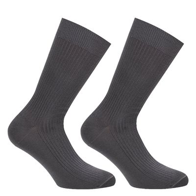 Imagen 2 del producto Soquete Algodón Bi-Pack Escolar Gris