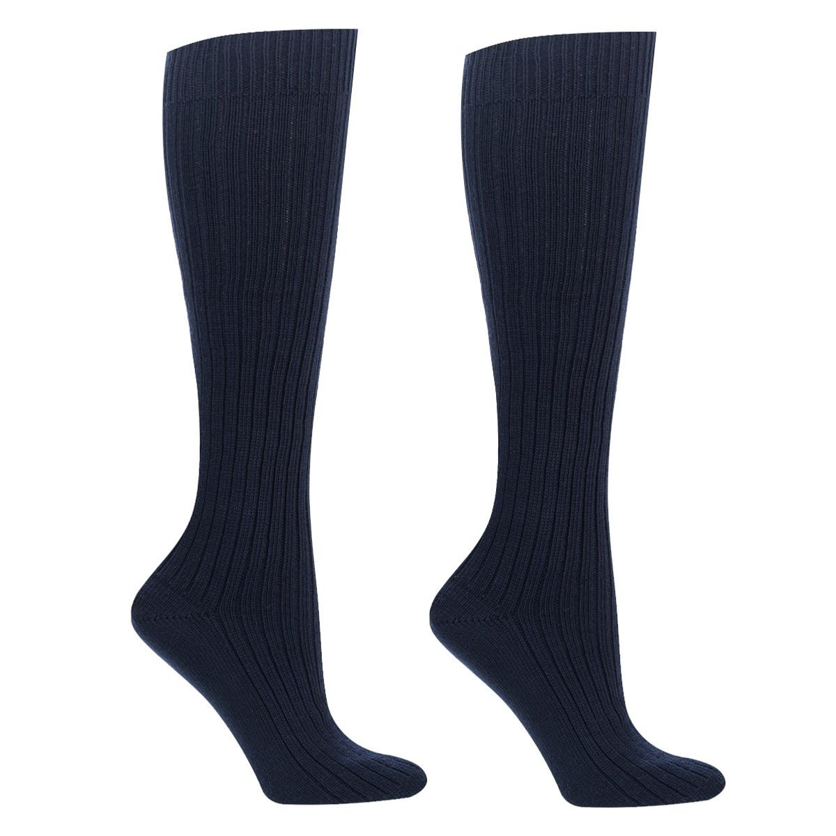 MONARCH - Calceta Gruesa Bi-Pack Escolar Azul Monarch