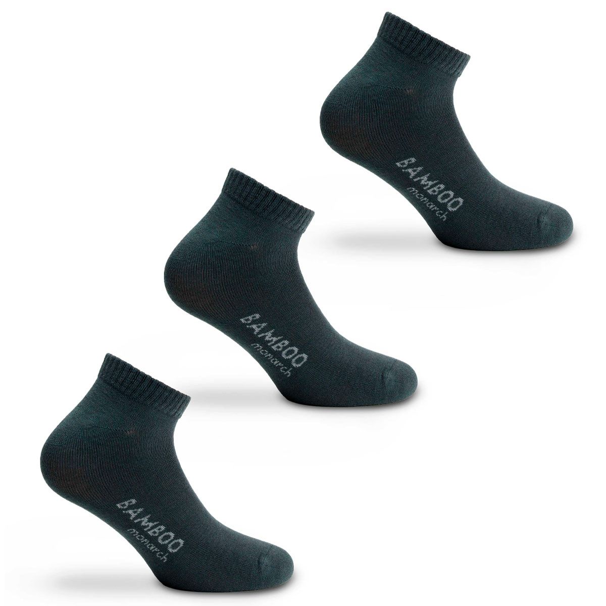 MONARCH - Soquete Deportivo Tri-Pack Escolar Gris Monarch