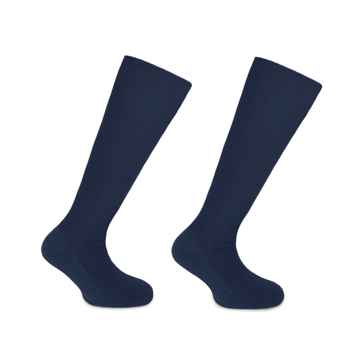 MONARCH - Calceta Dralón Bi-Pack Escolar Azul Monarch