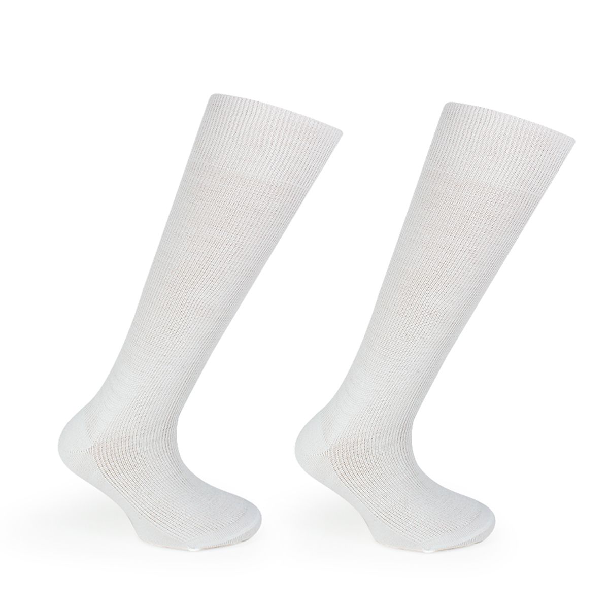 MONARCH - Calceta Dralón Bi-Pack Escolar Blanco Monarch