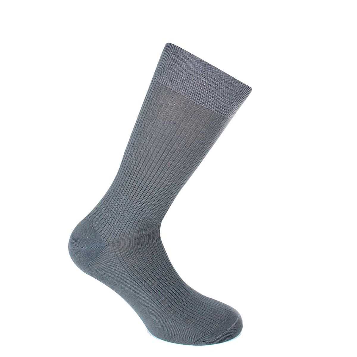 MONARCH - Soquete Algodón Bi-Pack Escolar Gris Monarch