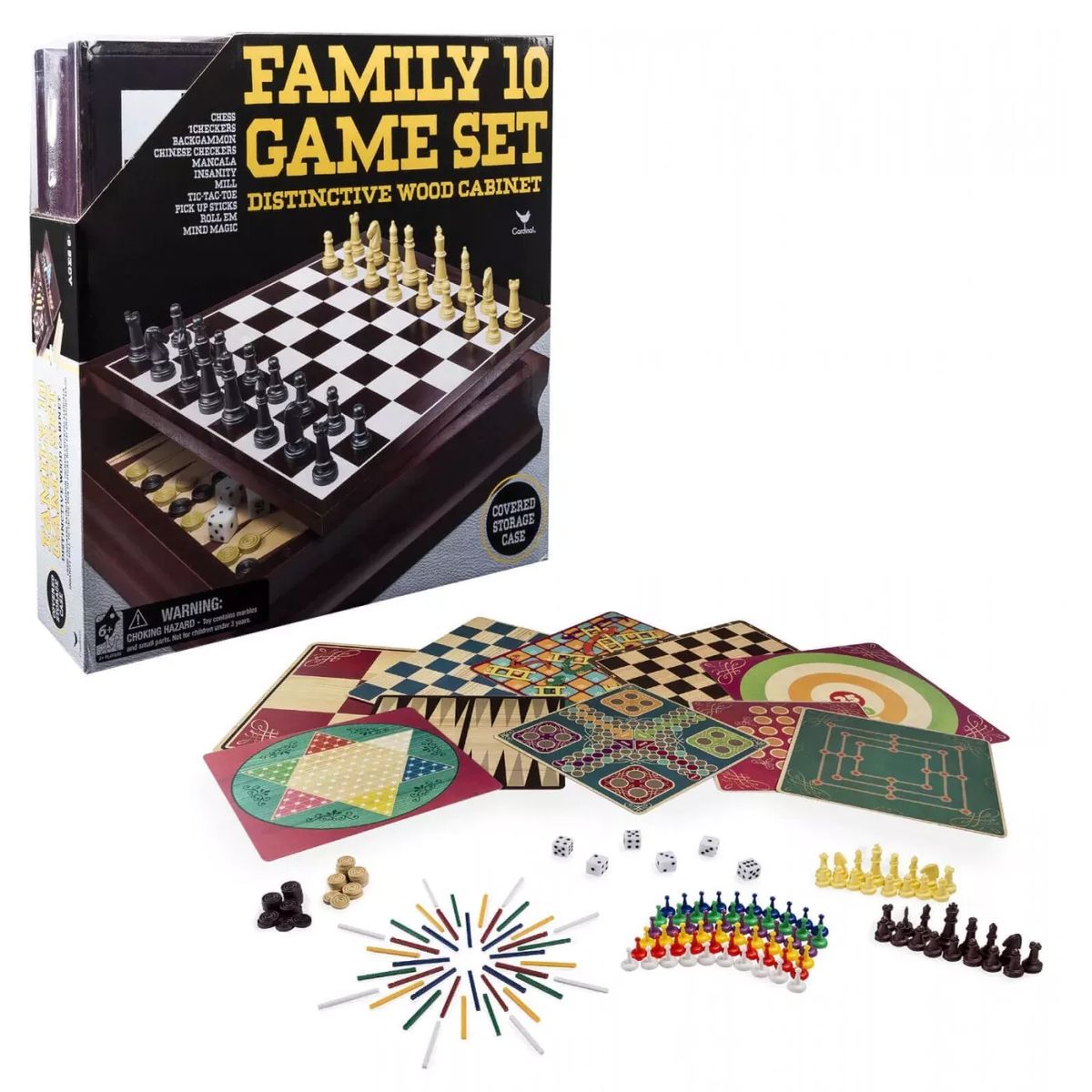 SPIN MASTER - JUEGO DE MESA 10 EN 1