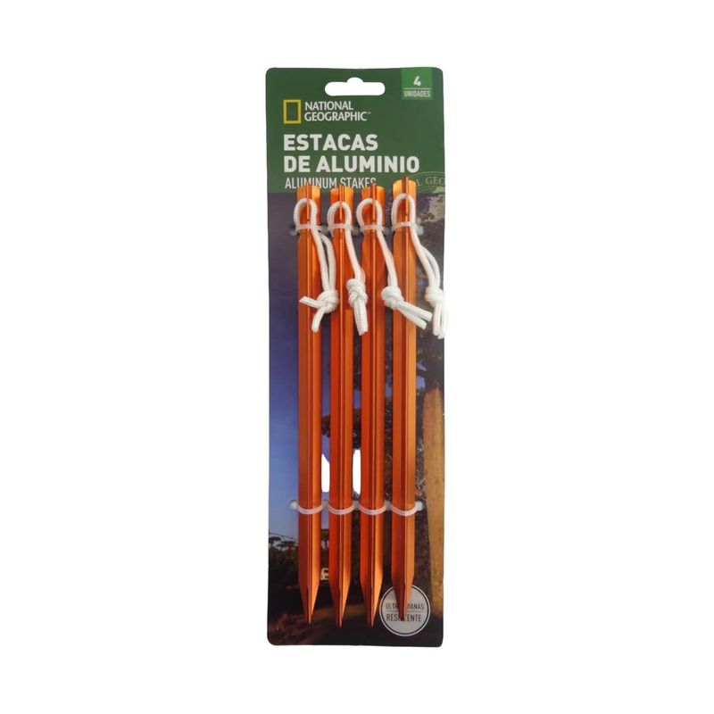 NATIONAL GEOGRAPHIC - Estacas Aluminio National Geographic