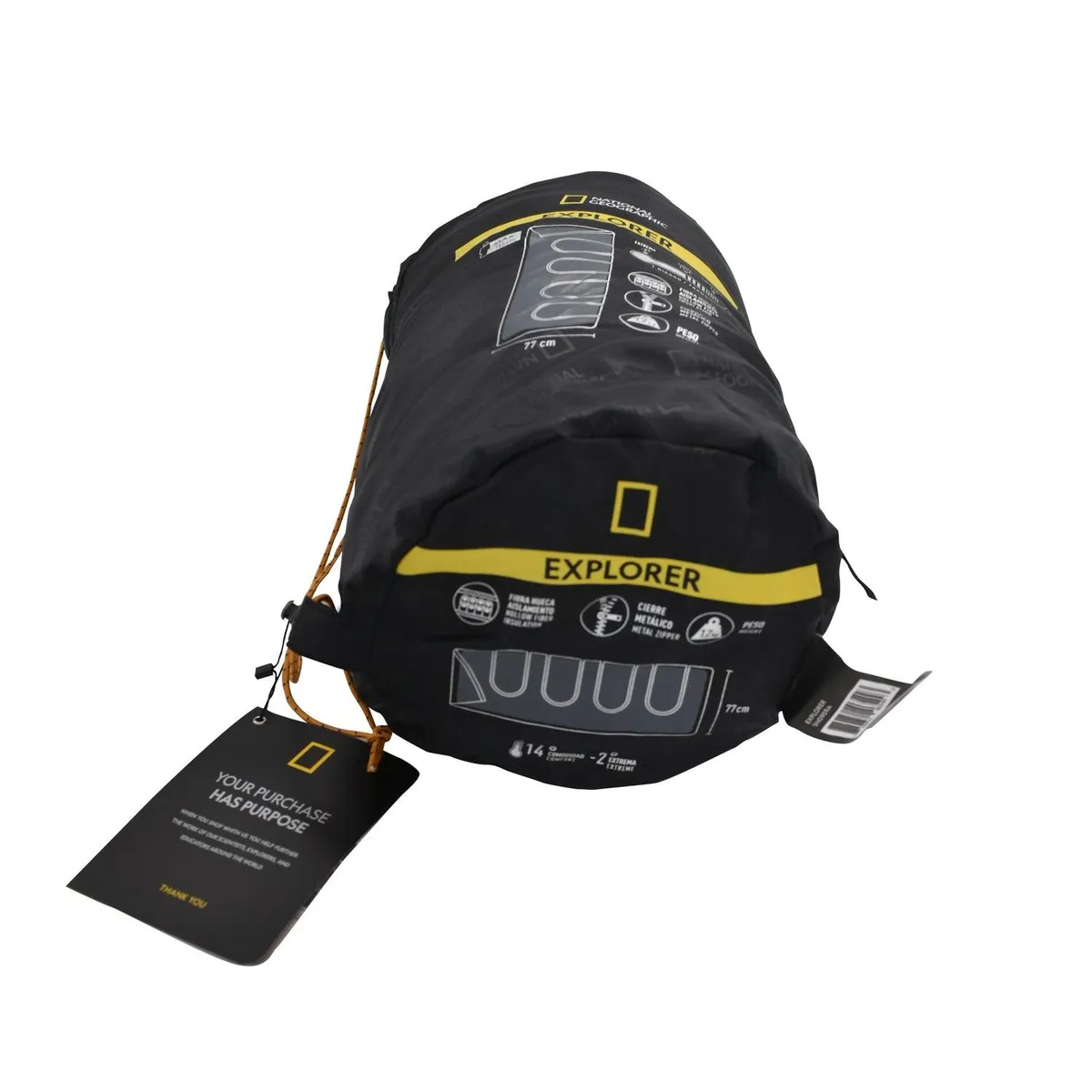 NATIONAL GEOGRAPHIC - Saco De Dormir Explorer -2°C Naranjo National Geographic