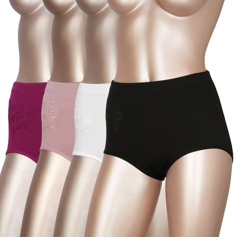 GIOVACCHINO - Pack de 4 Calzon Tiro Alto Algodón