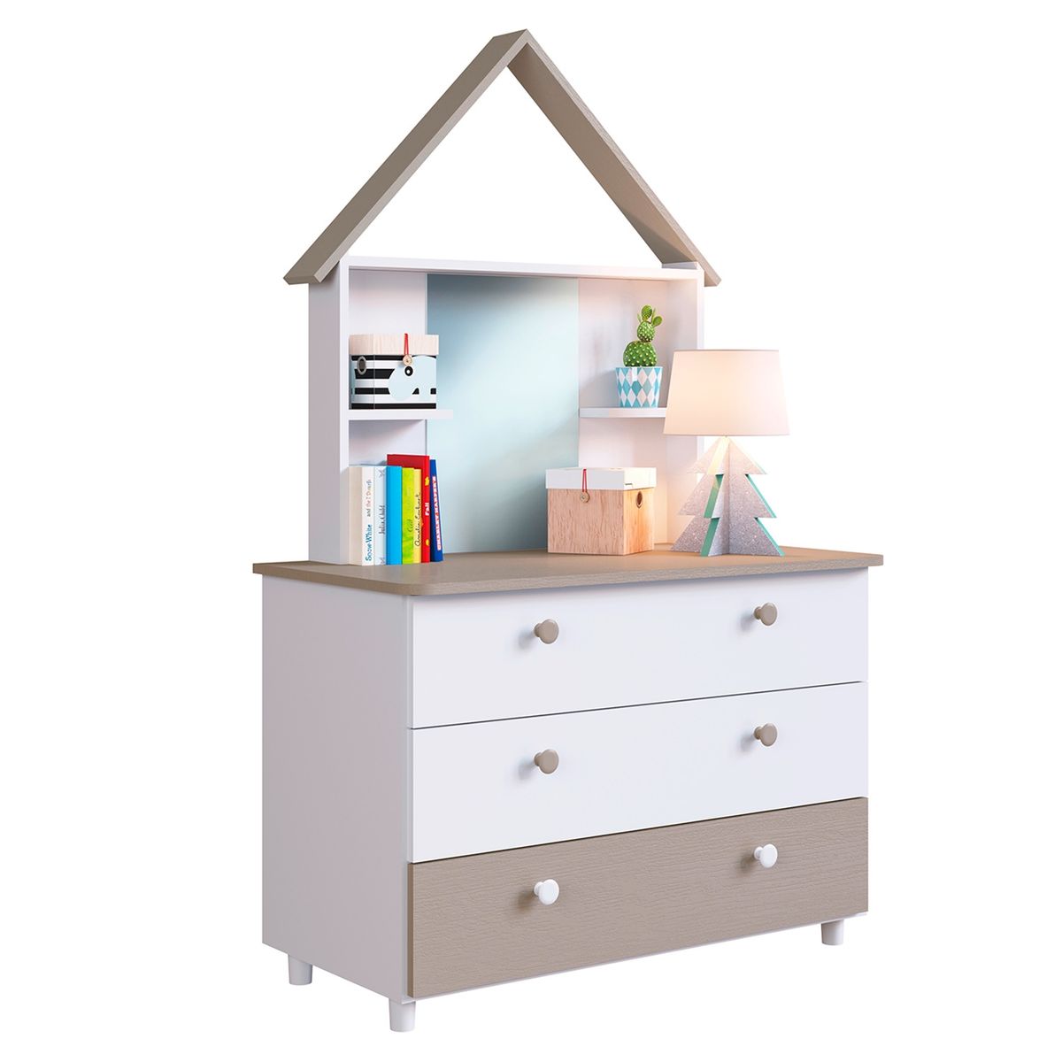 KIDSCOOL - Cómoda Infantil 3 Cajones Amore Kidscool