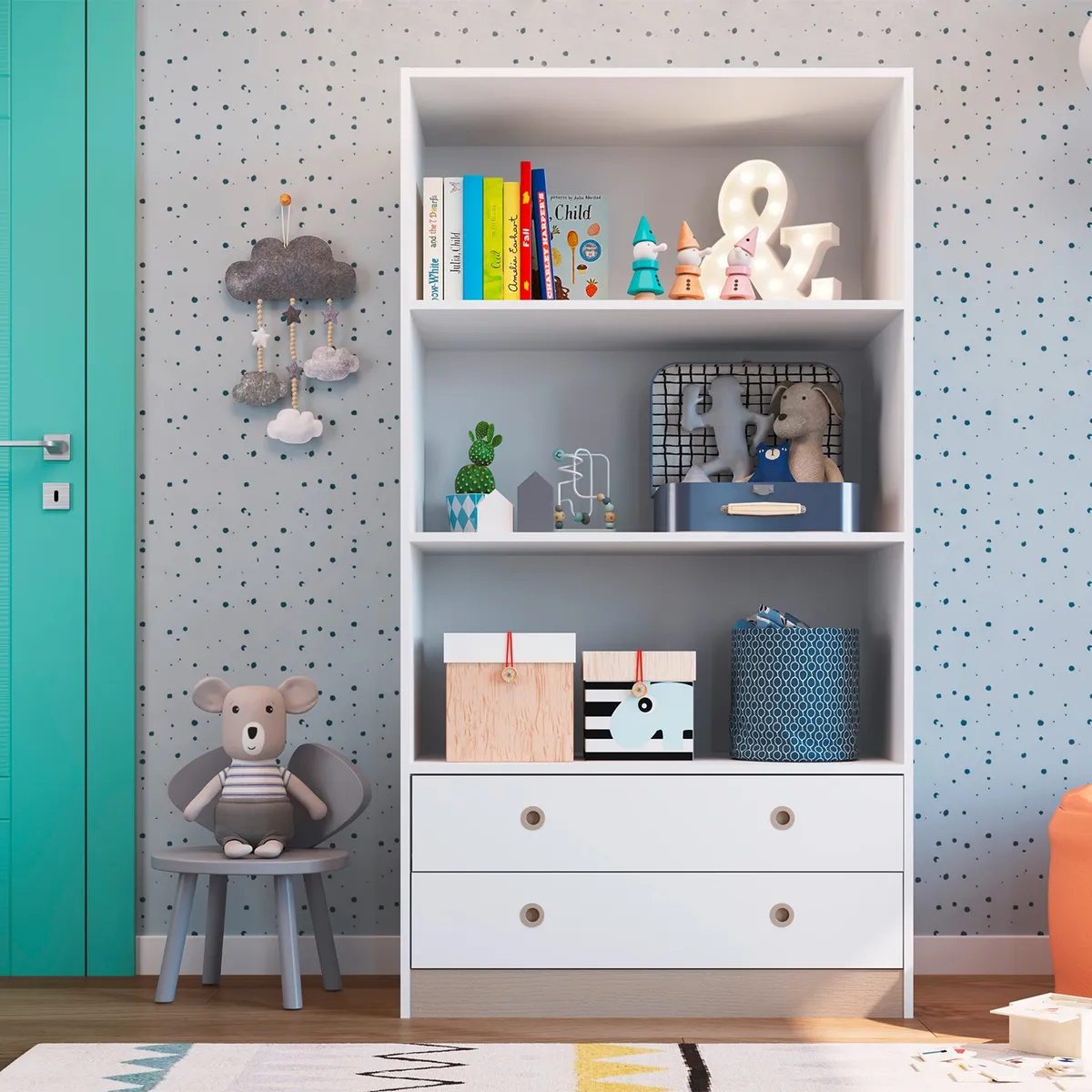 KIDSCOOL - Organizador Multiuso 2Cajones Kidscool