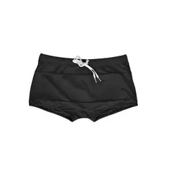 SAMIA - Short tipo bóxer para hombres color negro