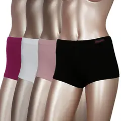 GIOVACCHINO - Pack de 4 Calzon Pantaleta Algodon Mujer