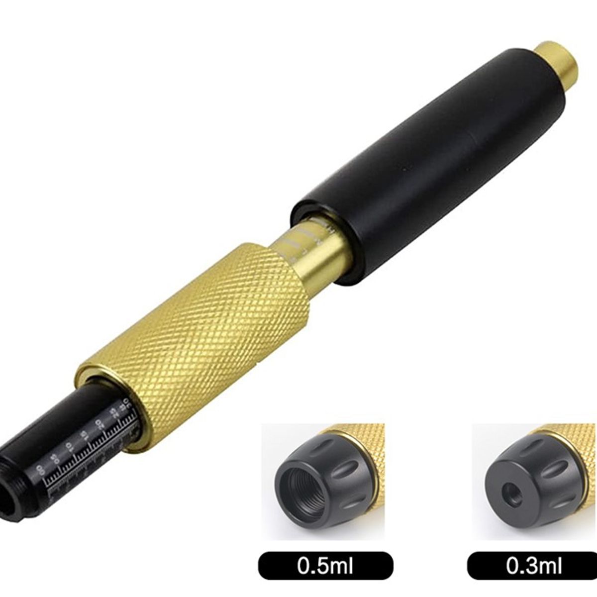 GENERICO - Hyalurón Pen Dual 3 Potencias con Cabezales de 0.3ml 0.5ml